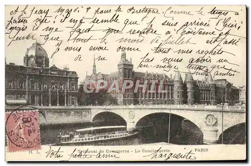 Cartes postales Paris Tribunal De Commerce La Conciergerie