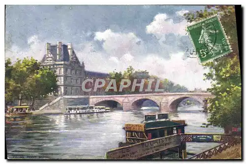 Cartes postales Paris Le Pont Royal