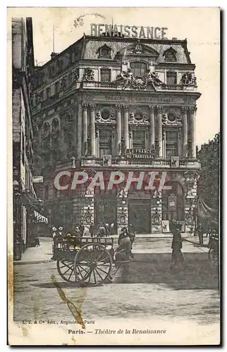 Cartes postales Paris Theatre De La Renaissance