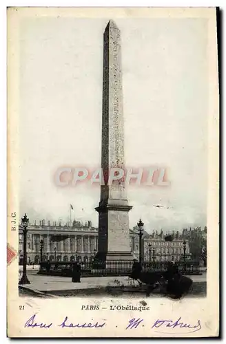 Cartes postales Paris L&#39obelisque