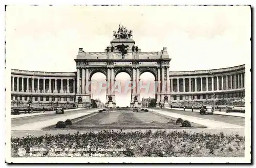 Cartes postales Bruxelles Arcade Monumentale Du Cinquantenaire