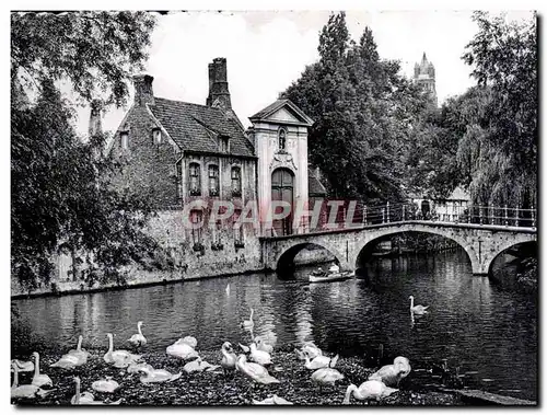 Cartes postales moderne Bruges Entree du beguinage