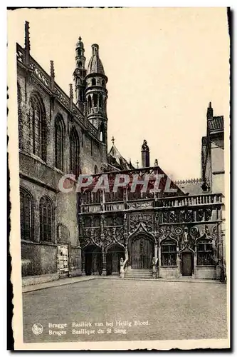Cartes postales moderne Bruges Basilique de St Sang