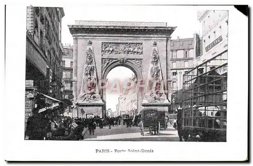 Cartes postales Paris Porte Saint Denis