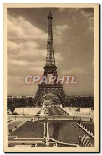 Ansichtskarte AK Paris En Flanant La Tour Eiffel