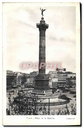 Cartes postales Paris Place De La Bastille