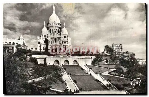 Moderne Karte Paris Et Ses Merveilles Basilique Du Sacre Coeur