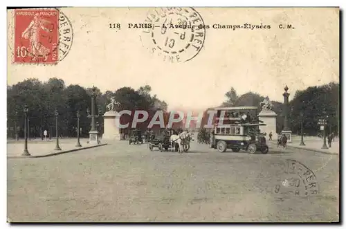 Cartes postales Paris L&#39Avenue Des Champs Elysees