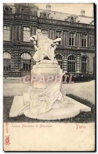 Cartes postales Paris Louvre Monument De Meissonier