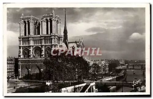 Moderne Karte Paris En Flanant Notre Dame De Paris Vue Generale