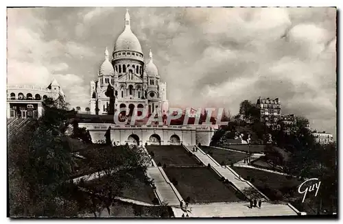 Moderne Karte Paris Et Ses Merveilles Basilique Du Sacre Coeur Montmartre