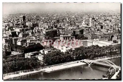 Cartes postales moderne Paris Et Ses Merveillles Panorama Sur Paris vue prise de la Tour Eiffel