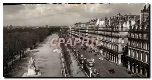 Moderne Karte Paris Rue De Rivoli Et Jardin Des Tuileries