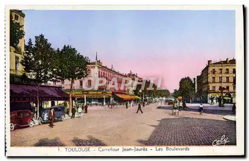 Moderne Karte Toulouse Carrefour Jean Jaures Les Boulevards