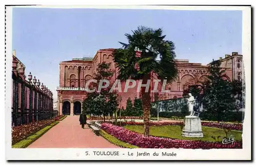 Cartes postales moderne Toulouse Le Jardin Du Musee