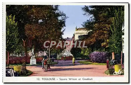 Cartes postales moderne Toulouse Square Wilson Et Goudouli