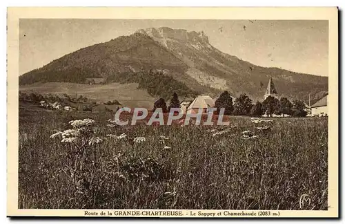 Ansichtskarte AK La Route De La Grande Chartreuse Le Sappey et Chamechaude