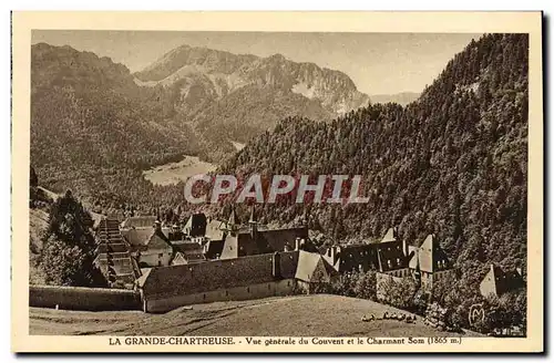 Cartes postales Saint Pierre De Chartreuse Vue Generale Du Couvent Et Le Charmant Som