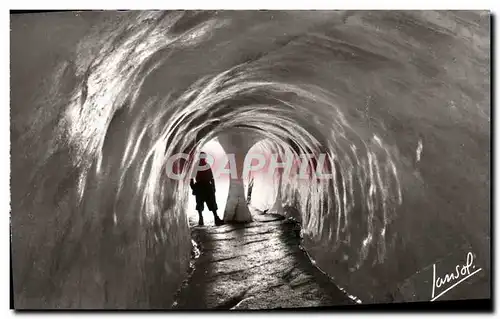 Cartes postales moderne Chamonix Le Montenvers Ait La Grotte De La Mer De Glace entree de la grotte