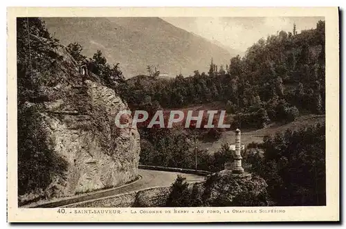 Ansichtskarte AK Saint Sauveur La Colonne De Berry Au Rond La Chapelle Solferino