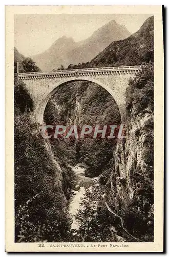 Ansichtskarte AK Saint Sauveur Le Pont Napoleon