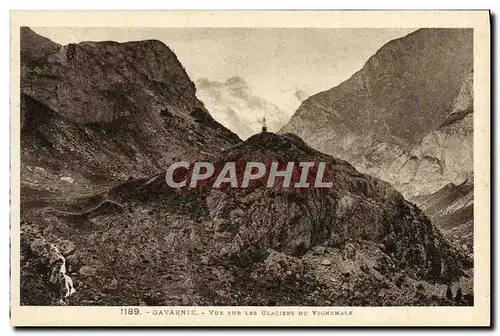 Ansichtskarte AK Gavarnie Vue Sur Les Glaciers Du Vignemale