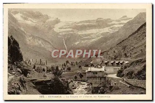 Cartes postales Gavarnie Le Cirque Et L&#39Hotel Du Vignemale