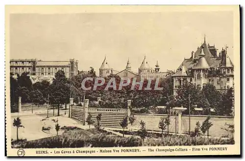 Cartes postales Reims Les Gaves A Champagne Maison Vve Pommery