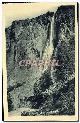 Cartes postales Dauphine Lautaret Ses Environs La cascade de la Pisse