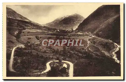 Ansichtskarte AK Dauphine Lautaret Ses Environs Les Lacets De Villard d&#39Arene et la Romanche