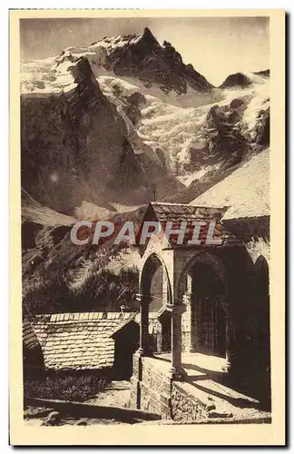 Cartes postales Dauphine Lautaret Ses Environs La Meige vue de la chapelle des Terrasses