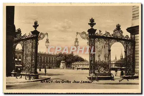 Cartes postales Nancy Les Grilles Jean Lamour