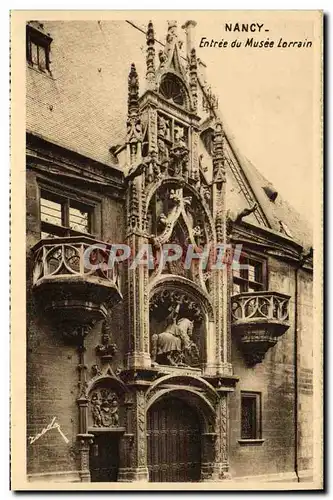 Cartes postales Nancy Entree Du Musee Lorrain