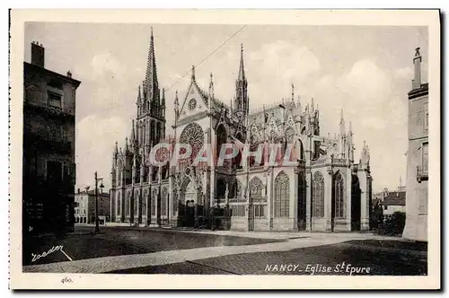 Cartes postales Nancy Eglise St Epvre