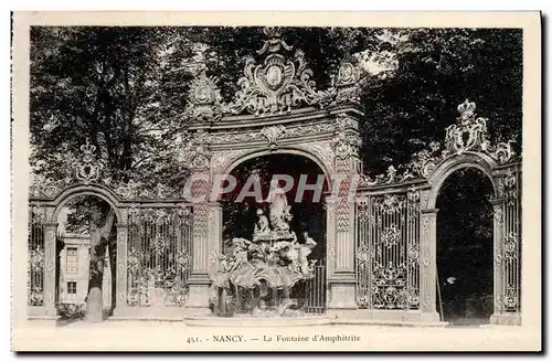 Cartes postales Nancy La Fontaine D&#39Amphitrite