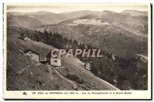 Ansichtskarte AK Environs du Hohneck Vue Du Schnepfenried Et Le Grand Ballon