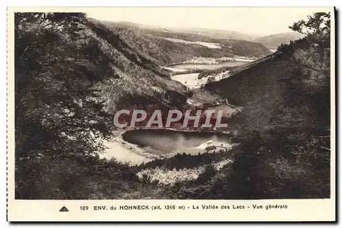 Ansichtskarte AK Environs du Hohneck La vallee des lacs Vue generale