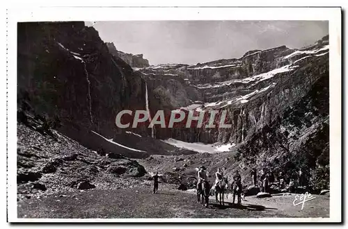 Ansichtskarte AK Gavarnie Interieur et sommets du cirque Ane Mule