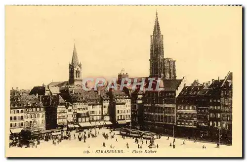 Cartes postales Strasbourg Place Kleber