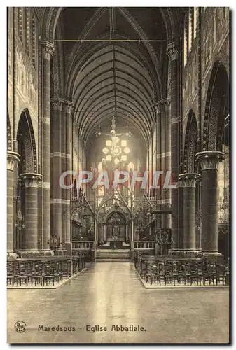 Cartes postales Maredsous Eglise Abbatiale