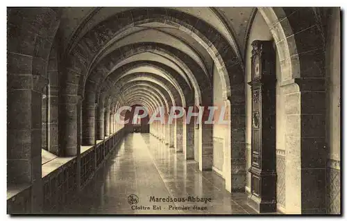 Cartes postales Maredsous Abbaye Cloitre Est Premier etage