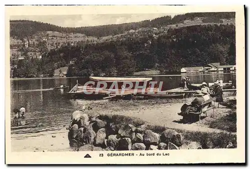 Ansichtskarte AK Gerardmer Au Bord du Lac