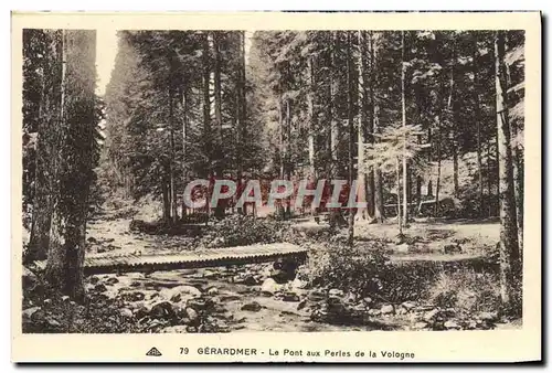 Ansichtskarte AK Gerardmer Le Pont aux Perles de la Vologne