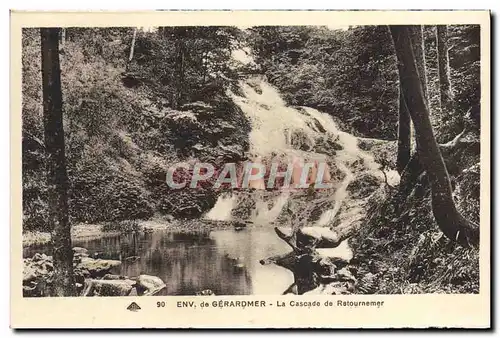 Ansichtskarte AK Gerardmer La cascade de Retournemer