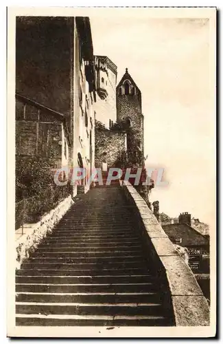 Ansichtskarte AK Rocamadour Grand Escalier du sanctuaire