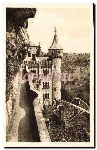 Cartes postales Rocamadour Le Fort vu de la maison de Marie