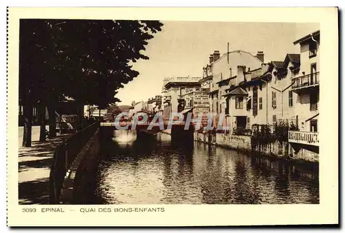 Cartes postales Epinal Quai Des Bons Enfants