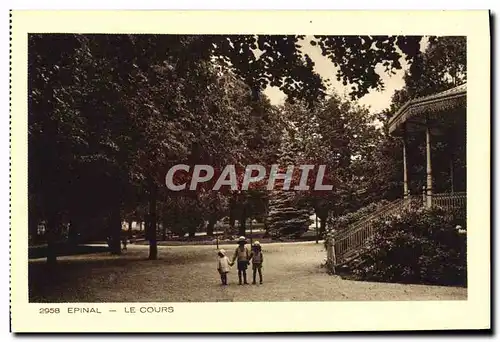 Cartes postales Epinal Le Cours Enfants