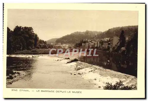 Cartes postales Epinal Le Barrage Depuis Le Musee