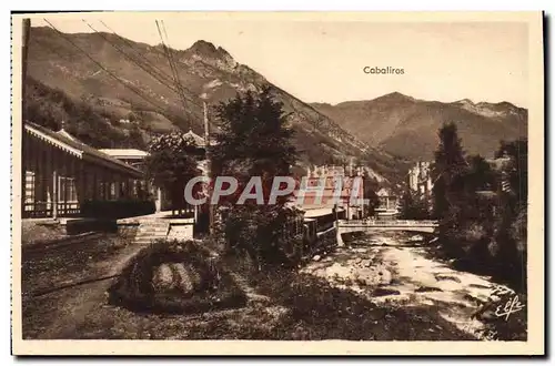 Cartes postales Cauterets La Gare de la Raillere La gare et le Cabaliros